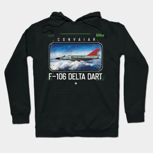 F106 Delta Dart Airforce Pilot Gift Modern Warbird Vietnam Korea War Hoodie